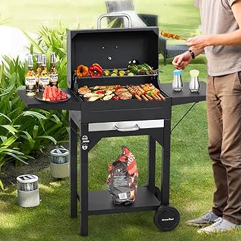 BBQ GRILL 2台セット 43×27×25cm Thermos 265 Portable 2-Burner BBQ Grill with Legs, Liquid